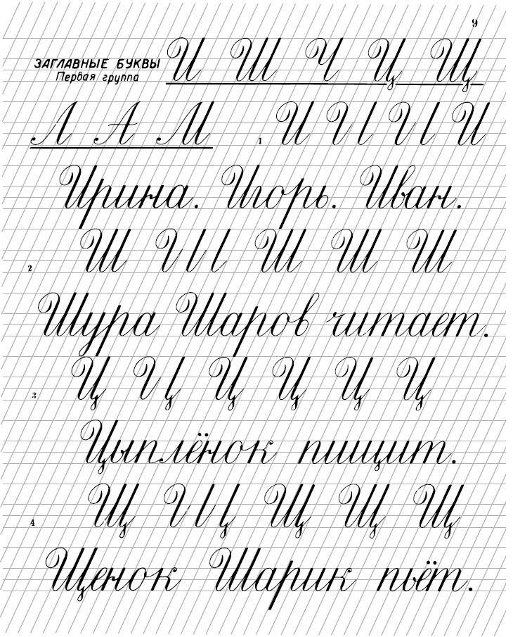 Прописи для учащихся 1-го класса начальной школы (1947). Ткаченко Н. И., Воскресенская А. - Image 5