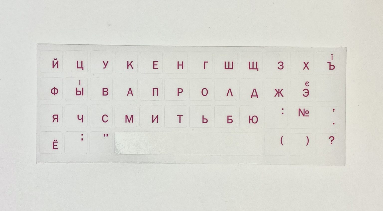 По какому принципу расположены на клавиатуре русские буквы