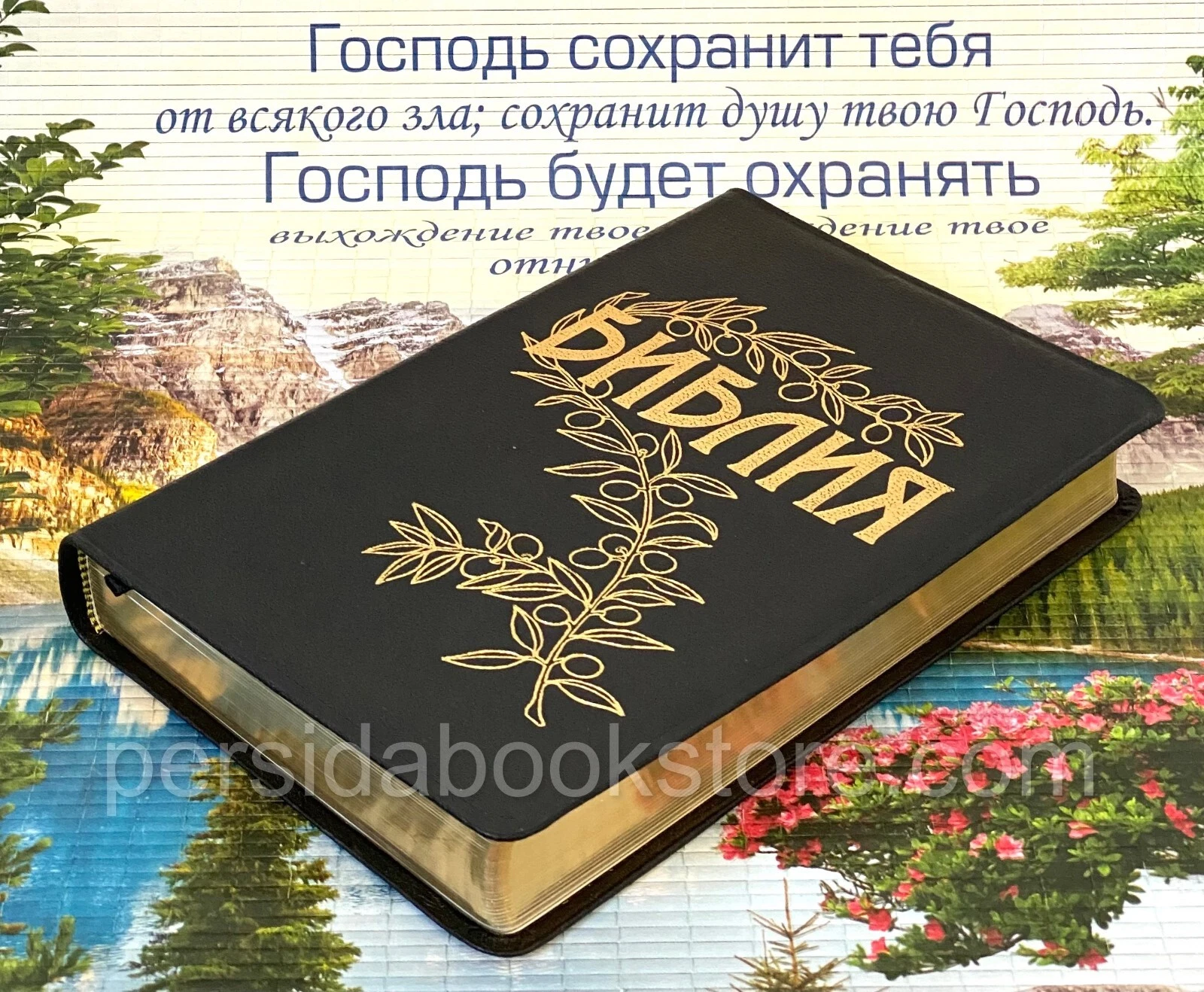 Библия (Геце) кожаная черная — изображение 3